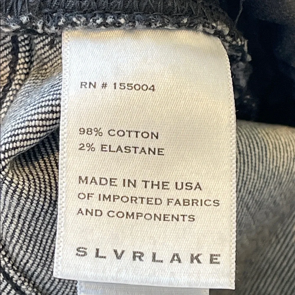 SLVRLAKE Lou Lou High Rise Straight Jeans – Edge of Town Wash, Size 27 (NWT)